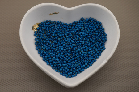 TOHO™ / Round / 11/0 / Permafinish - Matte Galvanized Turkish Blue / 10g
