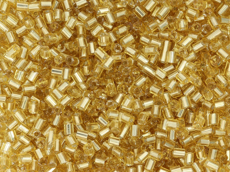 Seed Beads / szklana sieczka / Hex 11/0 / Silver Lined / Topaz / 20g