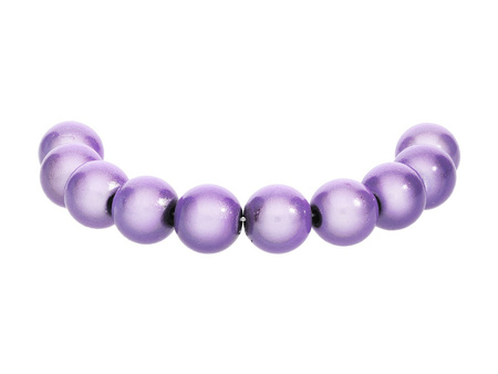 Koraliki miracle / kula / 8mm / fioletowy / 16szt