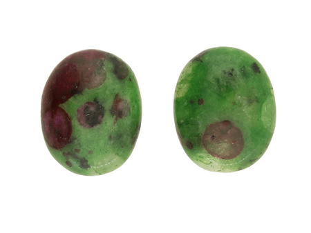 Zoisyt / kaboszon / owal / 8x10mm / 1szt