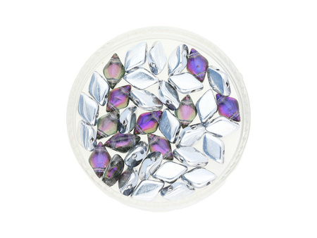 GEMDUO™ / 8x5mm / Backlit / Eggplant / 5g / ~35szt
