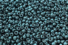 TOHO™ / Round / 11/0 / Higher-Metallic Teal Hematite / 10g