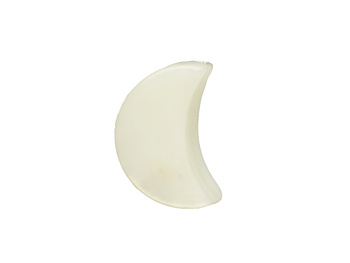 Księżyc / muszla / 10mm / kremowy / 6szt