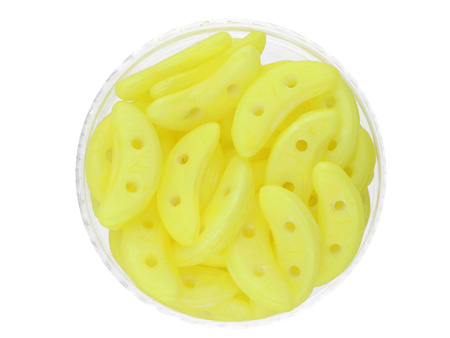 CZECHMATES™ / koraliki szklane / Crescent / 3/10mm / Opaque / Buttercup / 5g