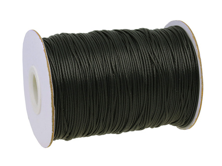 Sznurek powlekany / 1.5mm / czarny / 160m