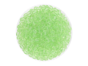 Firepolish™ / 3mm / Transparent / Spring Green / 40szt