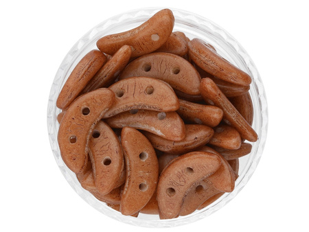 CZECHMATES™ / koraliki szklane / Crescent / 3/10mm / Opaque / Potter's Clay / 5g