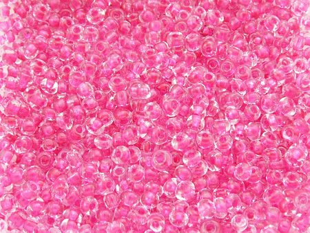 Koraliki szklane drobne, Inside Impatiens Pink / 2,6mm / otwór round / 20g