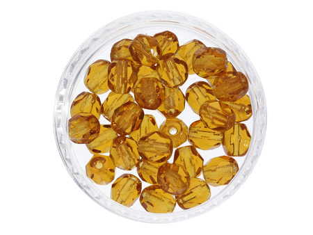 Firepolish™ / 3mm / Transparent / LT. Smoky Topaz / 40szt