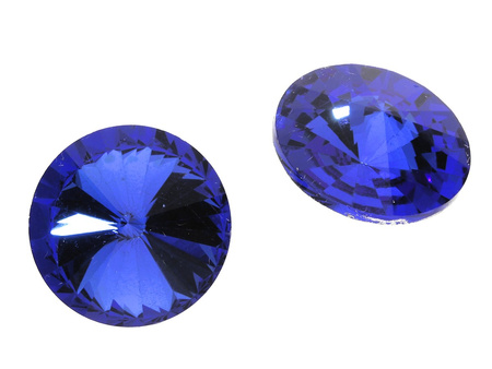 bonny™ / kryształy szklane / rivoli / 18mm / Sapphire / 4szt