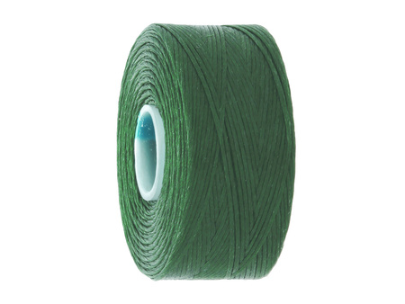 BEADSMITH™ / nić S-LON AA / nylon / Tex 35 / Dark Green / 68.5m