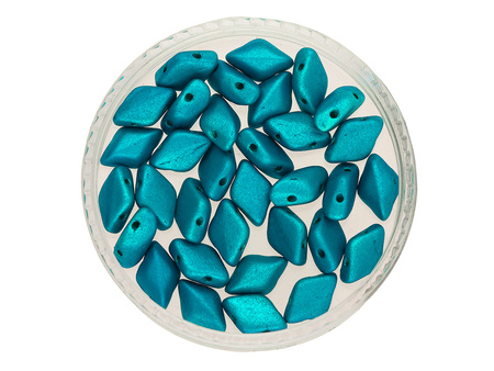GEMDUO™ / 8x5mm / Metalust Matte / Turquoise / 5g / ~35szt