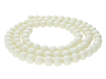 Milly™ / kula / 8mm / ecru / 105szt