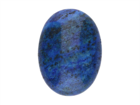 Epidot / kaboszon / owal / 18x25x7mm / niebieski / 1szt