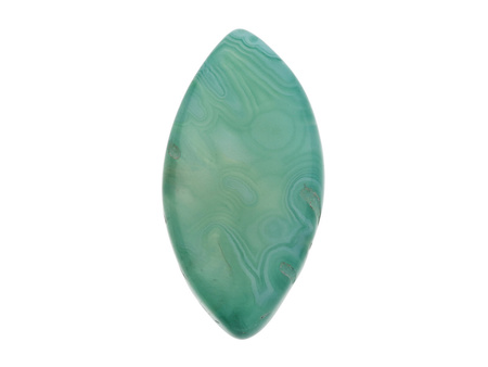 Agat / zawieszka / markiza / 30x16x6mm / zielony / 1szt