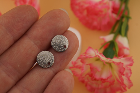 Sztyfty kółka / stal chirurgiczna / 10mm / srebrny / 2szt