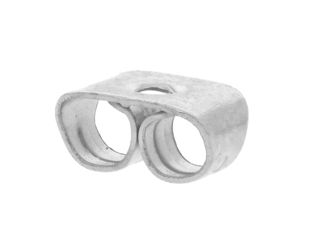 Baranki / 5x3x2.5mm / srebrny / otwór 0.9mm / 70szt