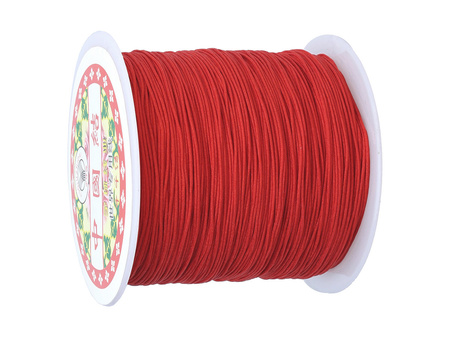 Macrammee™ / Sznurek do makramy / nylonowy / 0.8mm / czerwony / 95m