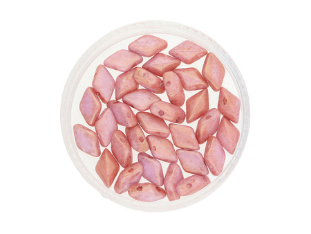GEMDUO™ / 8x5mm / Luster / Metallic Pink / 5g / ~35szt