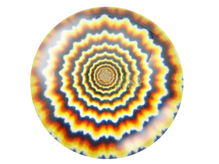 Kaboszony szklane z grafiką, 20mm PT1551 / mulitkolor / 2szt