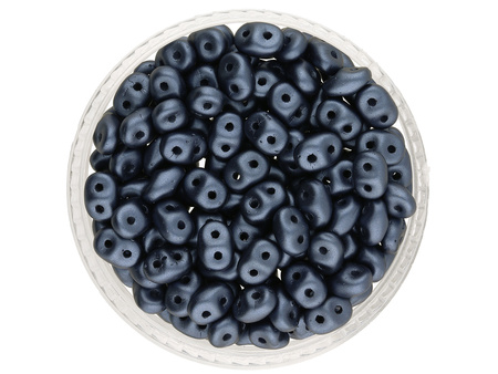 SuperDuo™ / 2.5x5mm / Pearl Coat / Navy / 10g / ~140szt