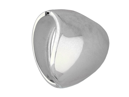 Bransoletka mankietowa / 6.9x7.2x6.5cm / srebrny / 1szt