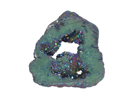 Agat druzy / plaster nieregularny / 45x43x10mm / multikolor / 1szt
