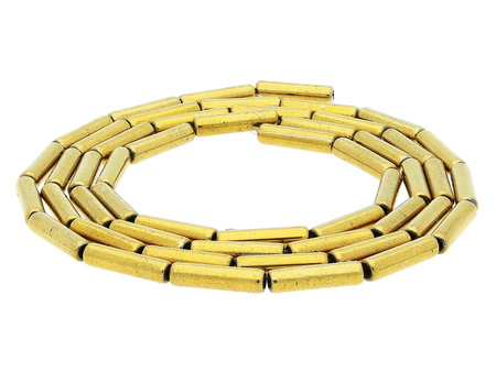 Hematyt / walec / 8x2x2mm / Gold / 50szt
