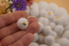Pomponik / zawieszka / 15mm / biały / 1szt