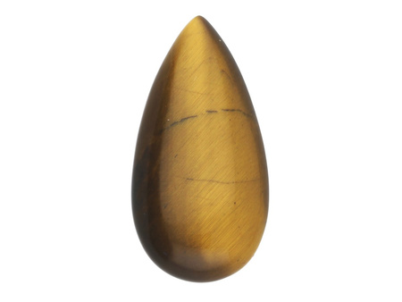Tygrysie oko / kaboszon / kropla / 15x30x5mm / 1szt