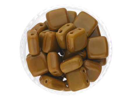 CZECHMATES™ / Tile Bead / 6mm / Opaque / Umber / 30szt