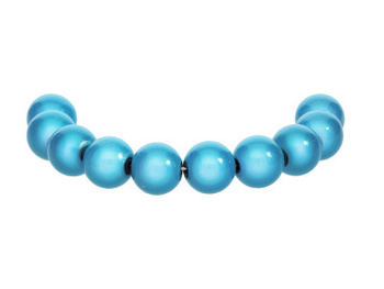Koraliki miracle / kula / 12mm / lazurowy / 6szt