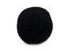 Koraliki filcowe, czarne / 40mm / 1szt