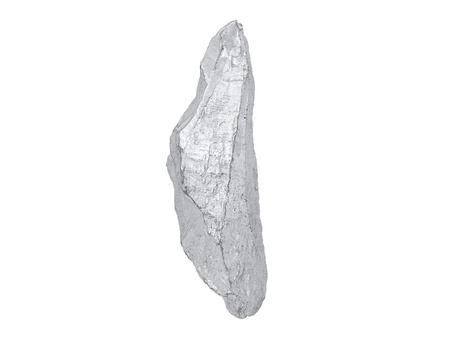 Kwarc tytanowy / grot nieregularny / 85x24x17mm / srebrny / 1szt