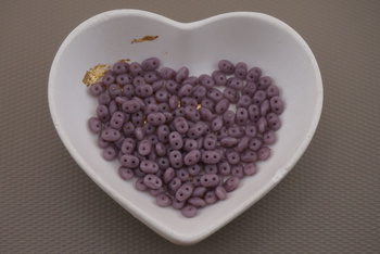 SuperDuo™ / 2.5x5mm / Opaque Amethyst / 10g