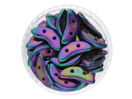 CZECHMATES™ / koraliki szklane / Crescent / 3/10mm / Iris / Purple / 5g
