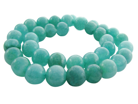 Agat, kula 8mm / turkusowy / otwór 1.3mm / 49szt / 1 sznur