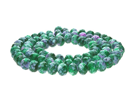 Candy™ / rondelle / 6x8mm / ciemny zielony / 110szt