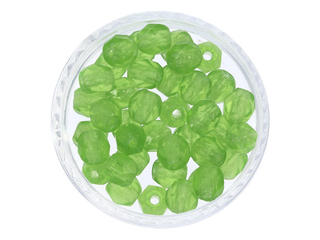 Firepolish™ / 4mm / Matte / Olivine / 40sz
