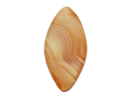 Agat / zawieszka / markiza / 36x16x6mm / pomarańczowy / 1szt