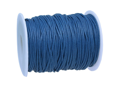 Sznurek woskowany / 1.5mm / granatowy / 72m