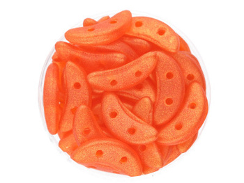 CZECHMATES™ / koraliki szklane / Crescent / 3/10mm / Sueded Gold / Hyacinth / 5g