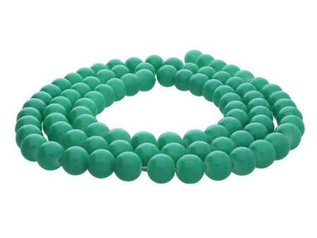 Koraliki powlekane / kula / 12mm / pastelowy zielony / 70szt