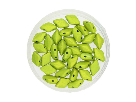 GEMDUO™ / 8x5mm / Metalust Matte / Electric Green / 5g / ~35szt
