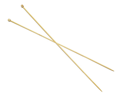 Druty bambusowe / 3.5mm / długość 35cm / 2szt
