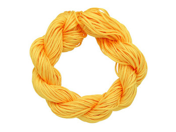 Mcord™ / Sznurek do makramy / nylonowy / 1.5mm / ciemny żółty / 13m