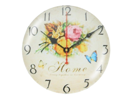 Kaboszon szklany z grafiką K20 PT1233 / multikolor / 20mm / 2szt