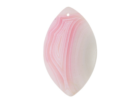 Agat / zawieszka / markiza / 57x34x6mm / różowy / 1szt