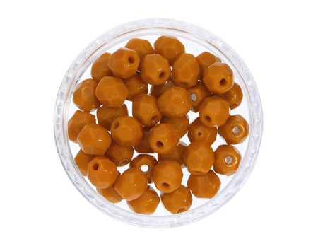 Firepolish™ / 4mm / Opaque / Light Terracotta / 40szt