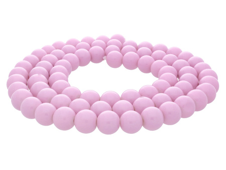 Koraliki powlekane / kula / 12mm / ciemny liliowy / 70szt